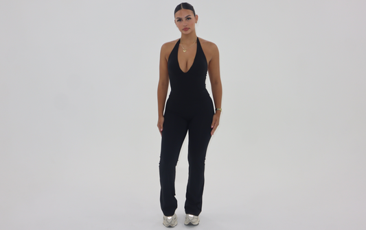 Classic Black Halter Top