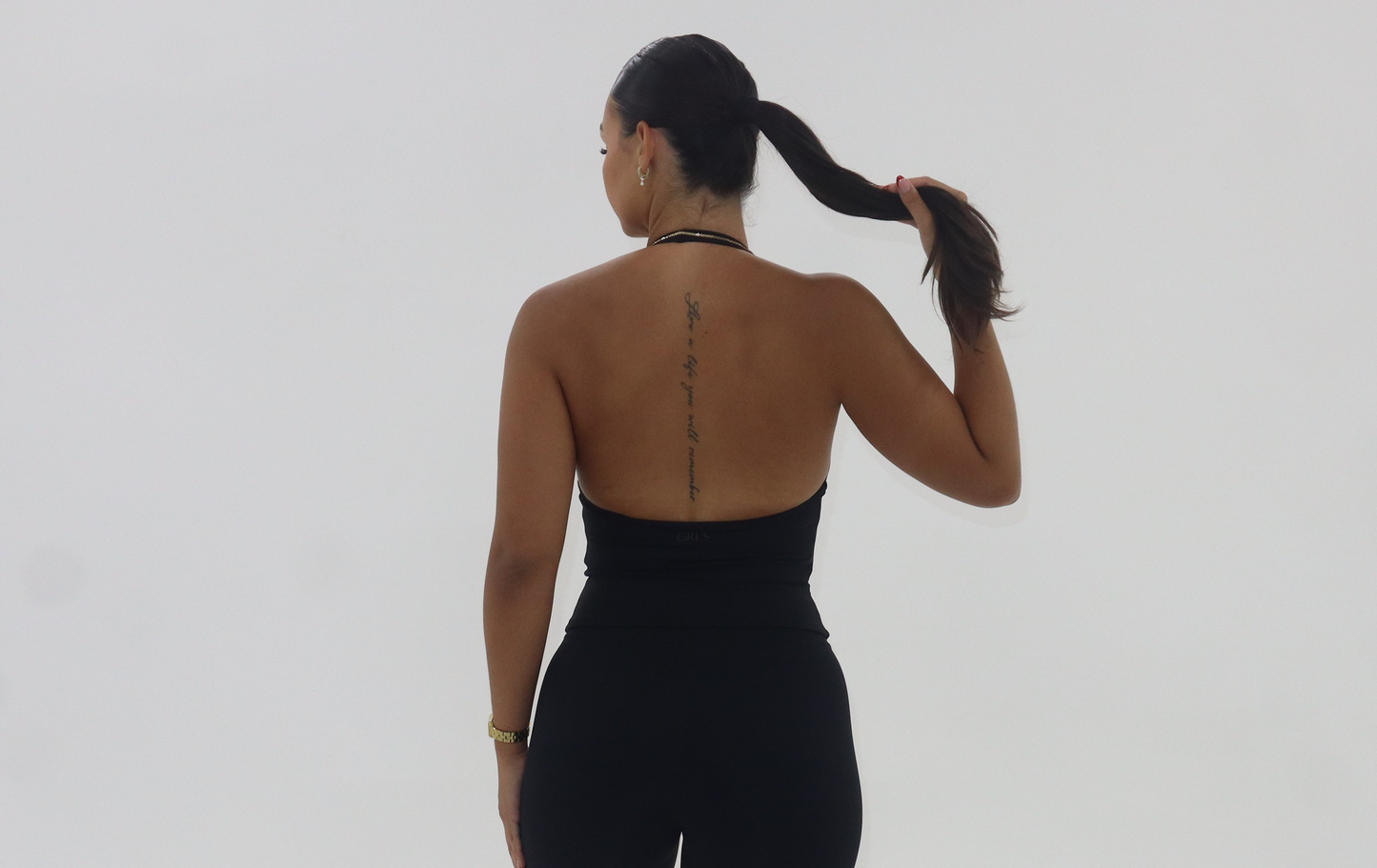 Classic Black Halter Top
